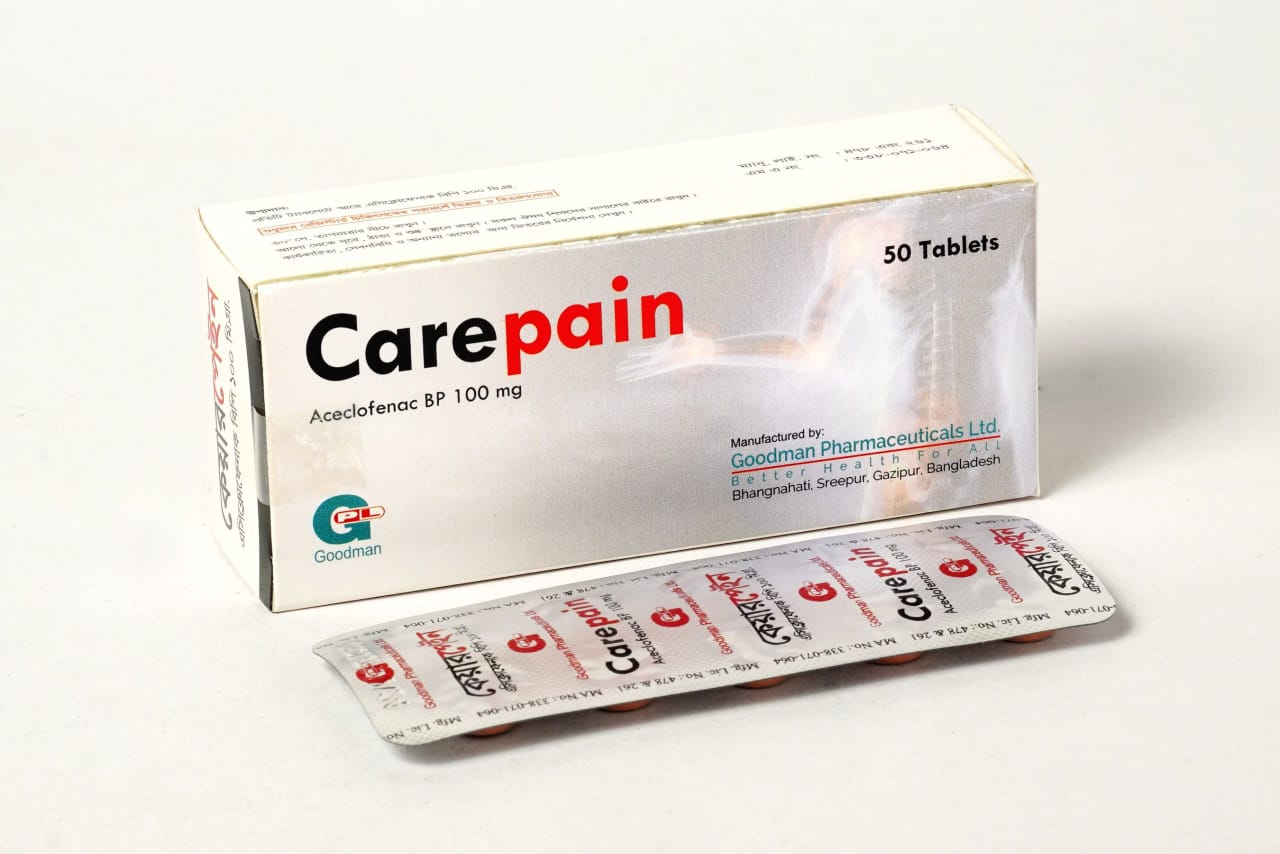 Tablet Carepain 100mg (50pcs)